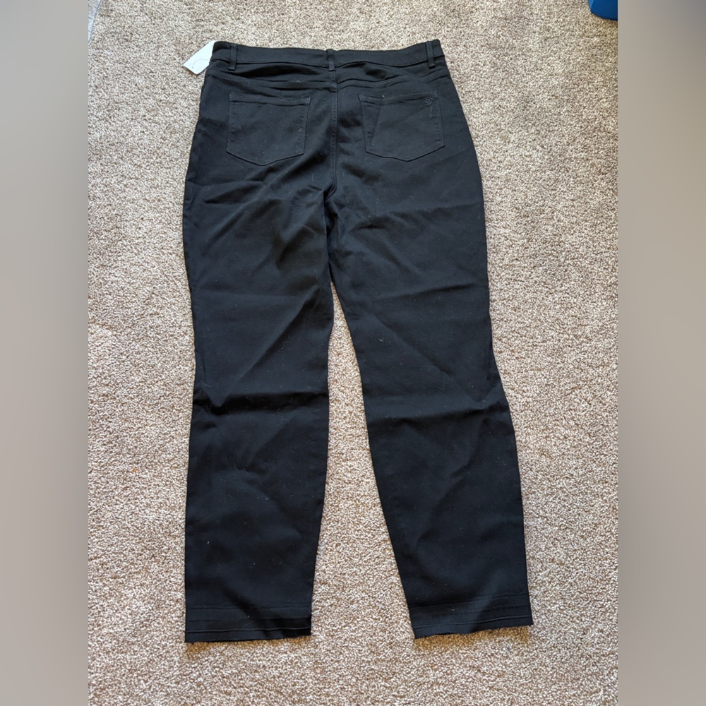 Susan Graver Black Jeans - Picture 6 of 7
